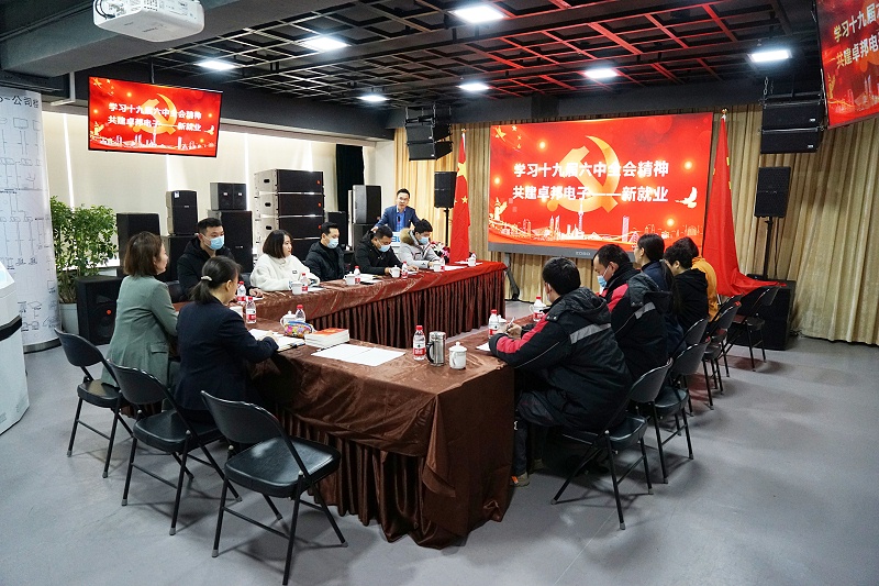 ZOBO91免费在线APP黨支部丨開展“學習貫徹黨的十九屆六中全會精神”主題黨日活動