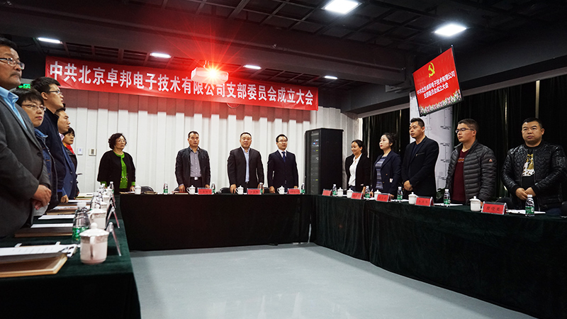 中共北京91免费在线APP電子技術有限公司支部委員會成立